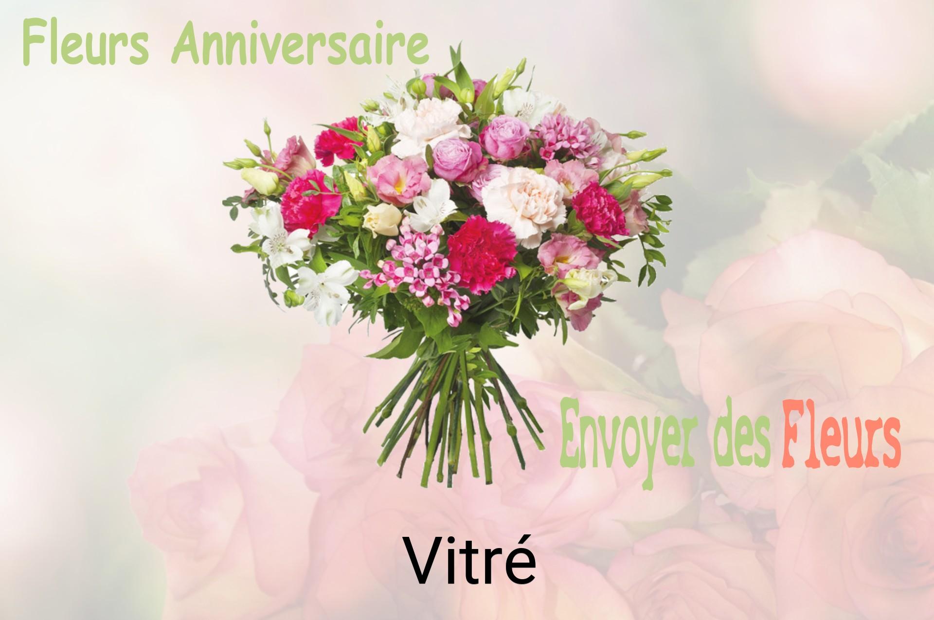 Bouquet de fleurs d’anniversaire livré à Vitré