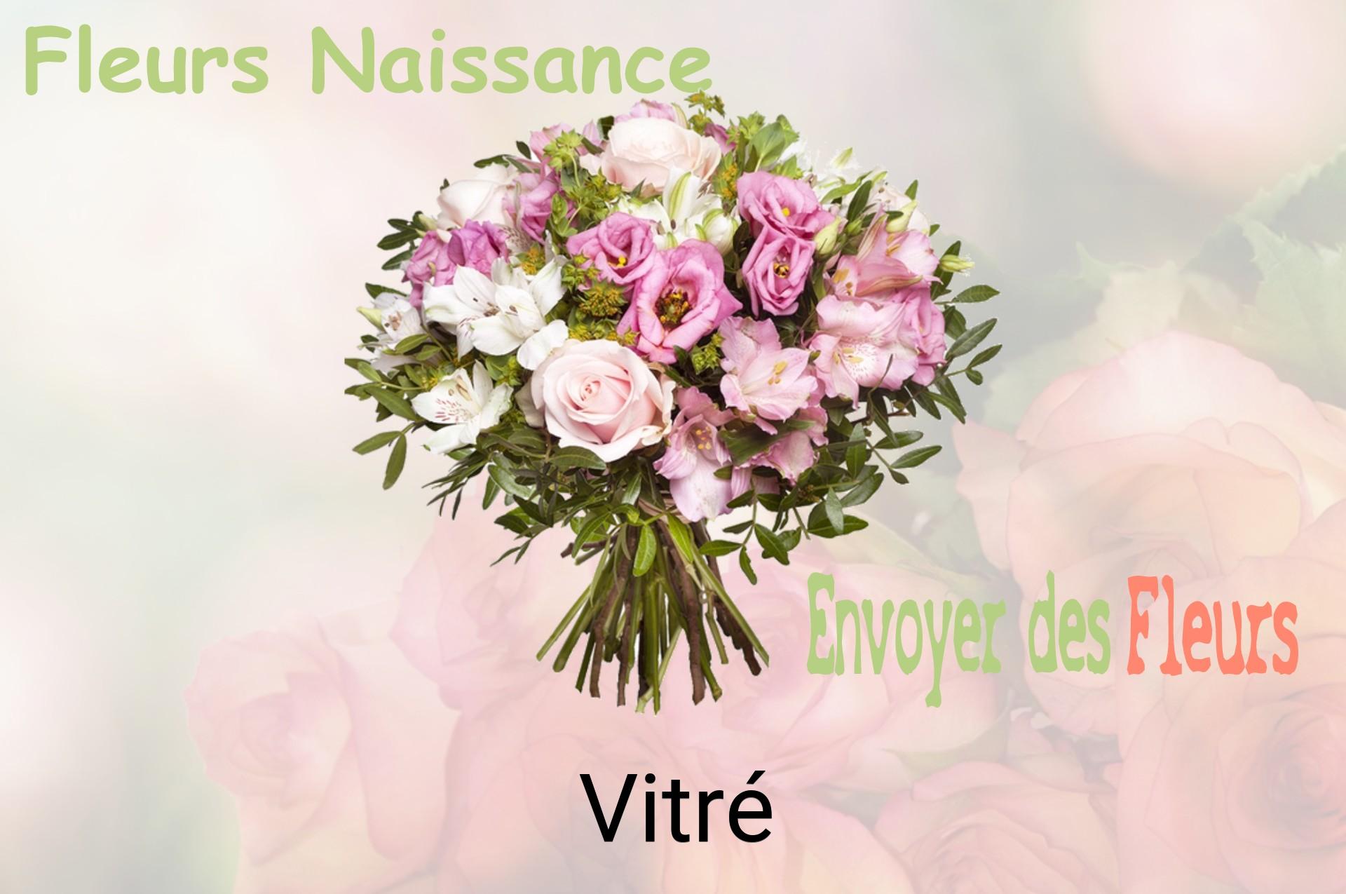 Bouquet de fleurs de naissance livré à Vitré